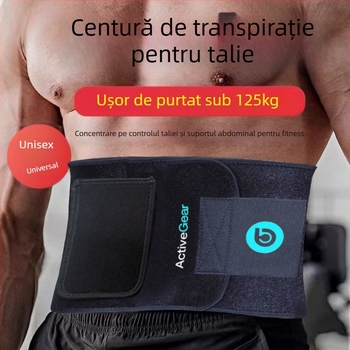 Bandă talie, spandex, absorbția transpirației, modelare abdominală, pentru antrenamente
