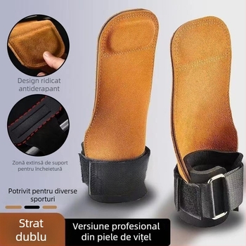 Bandă de încheietură din piele cu protecție a palmei pentru prindere – universală