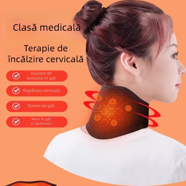 Centură magnetică lombară cu încălzire proprie – pentru hernie de disc lombar și tensiune a mușchilor lombari, unisex, pentru vârstnici
