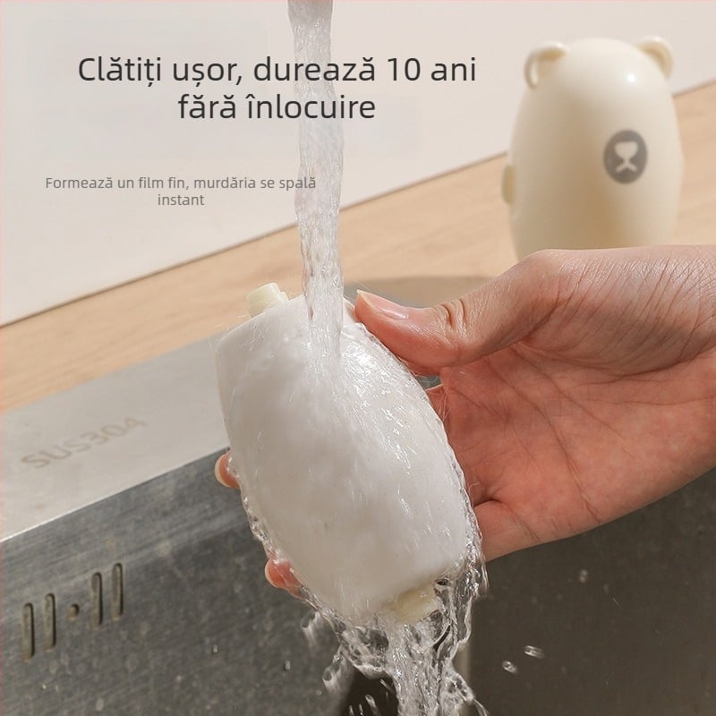 Îndepărtător de păr pentru animale de companie – Role ovală cu design de desene animate, lavabil, portabil, din plastic, Brand Youren, Vara 2024, stil modern minimalist