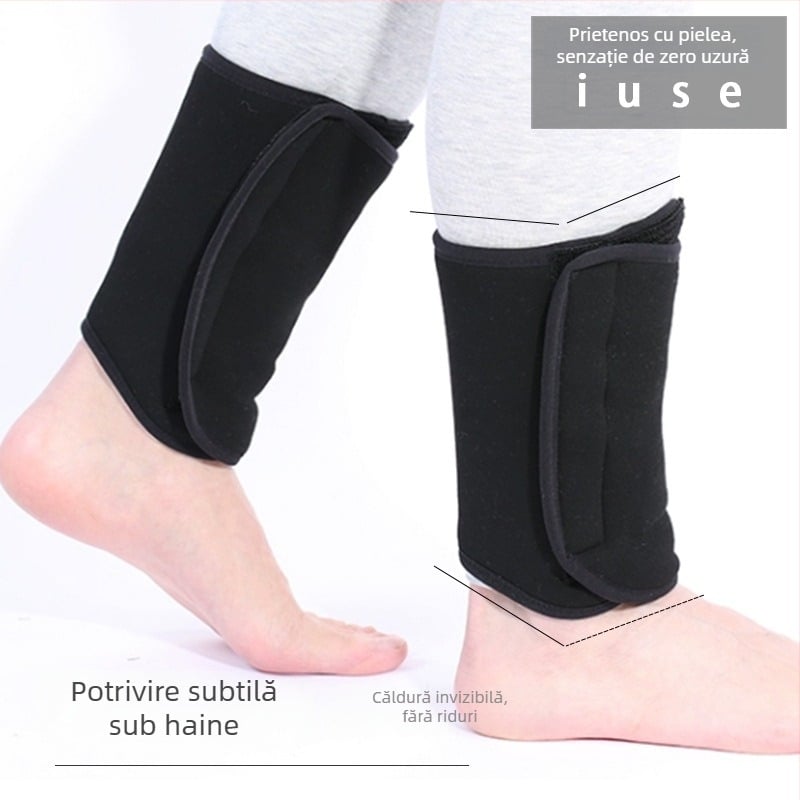 Protecție pentru gleznă din poliester (Material: Poliester; Parte protejată: Gleznă; Activități: alergare, ciclism)