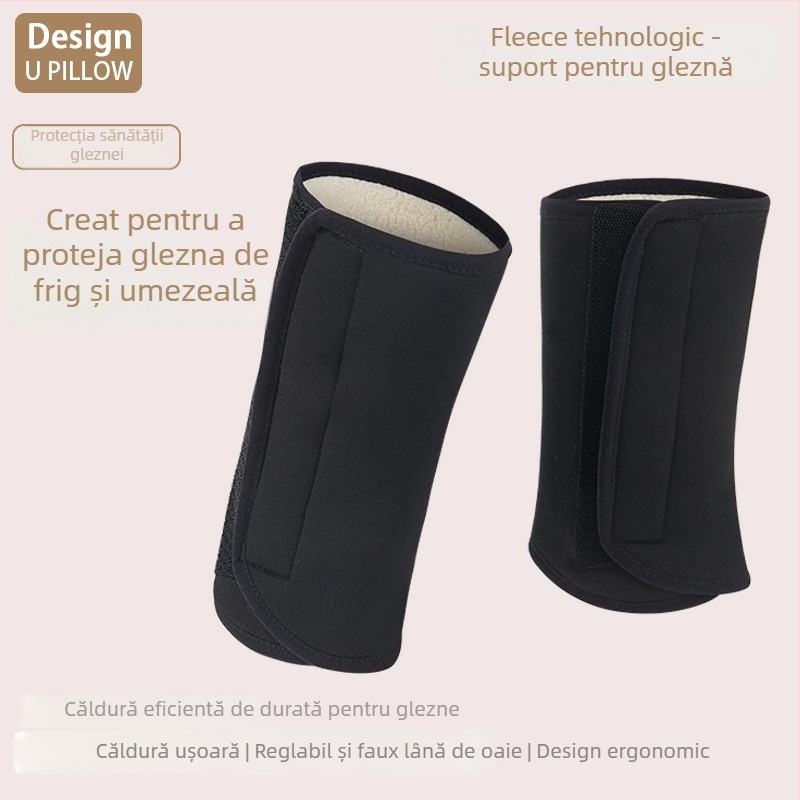 Protecție pentru gleznă din poliester (Material: Poliester; Parte protejată: Gleznă; Activități: alergare, ciclism)