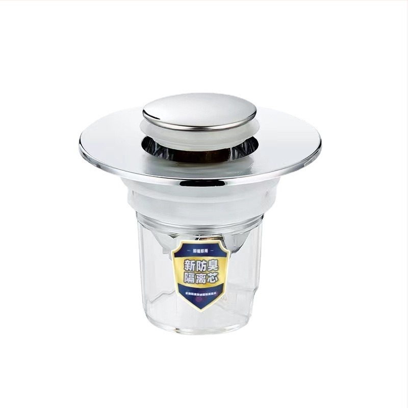 Drenaj pentru chiuvetă cu filtru — oțel inoxidabil + cupru, Wanmu, stil modern, ușor de utilizat