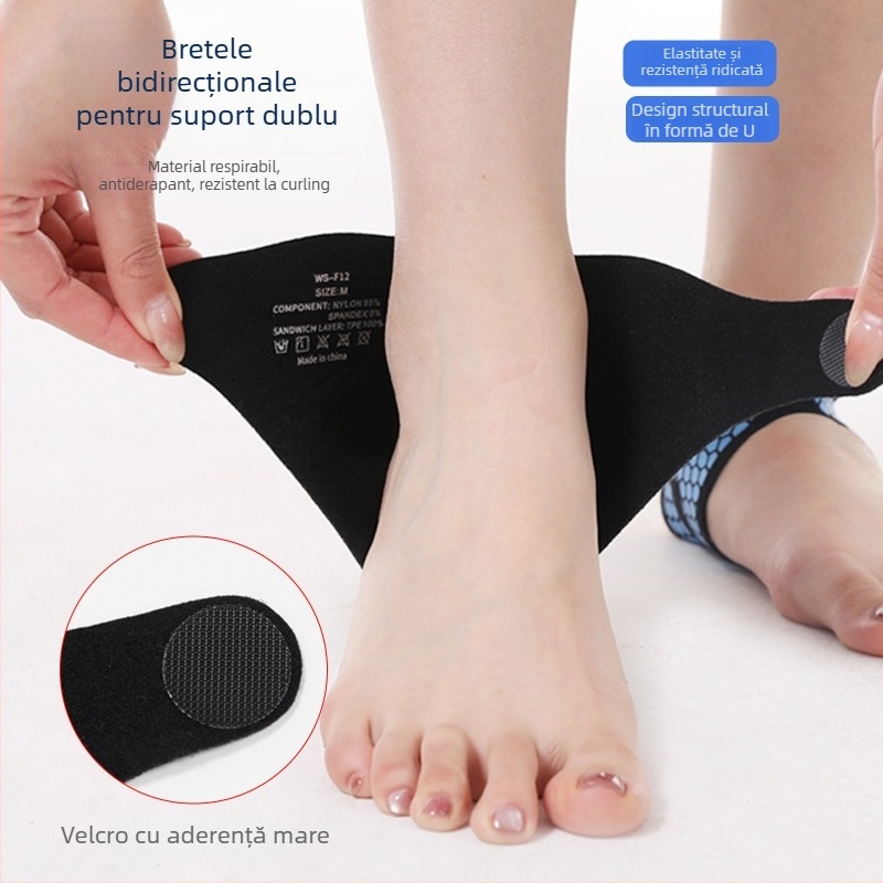 Gleznă ortopedică pentru protecție împotriva entorsei — bandaj sportiv profesional pentru fixare gleznă • Material: nylon + spandex • Potrivit pentru baschet • Parte protejată: gleznă • Ambalare: 500 buc