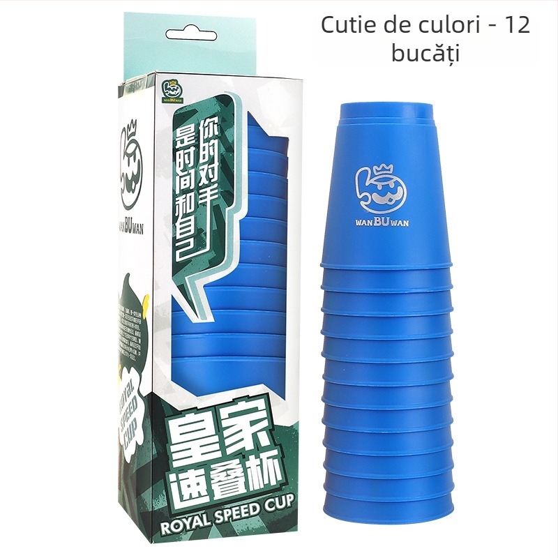 ohern Joc de concurs cu pahare pentru stivuire – Viteză, Puzzle și Logică, Joc de interior, 7–14 ani, Ambalaj: geantă, cutie color, pungă OPP