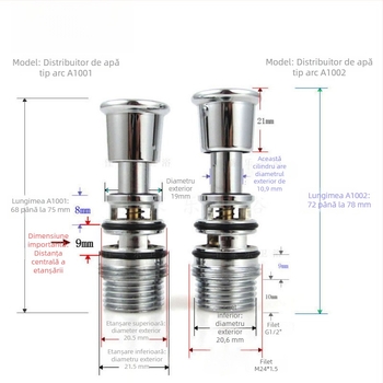 Corpul diverterului pentru cadă cu nucleu de ventil — cap de duș montat la suprafață; CE certificat; Material: Alt; Fără serviciu de instalare
