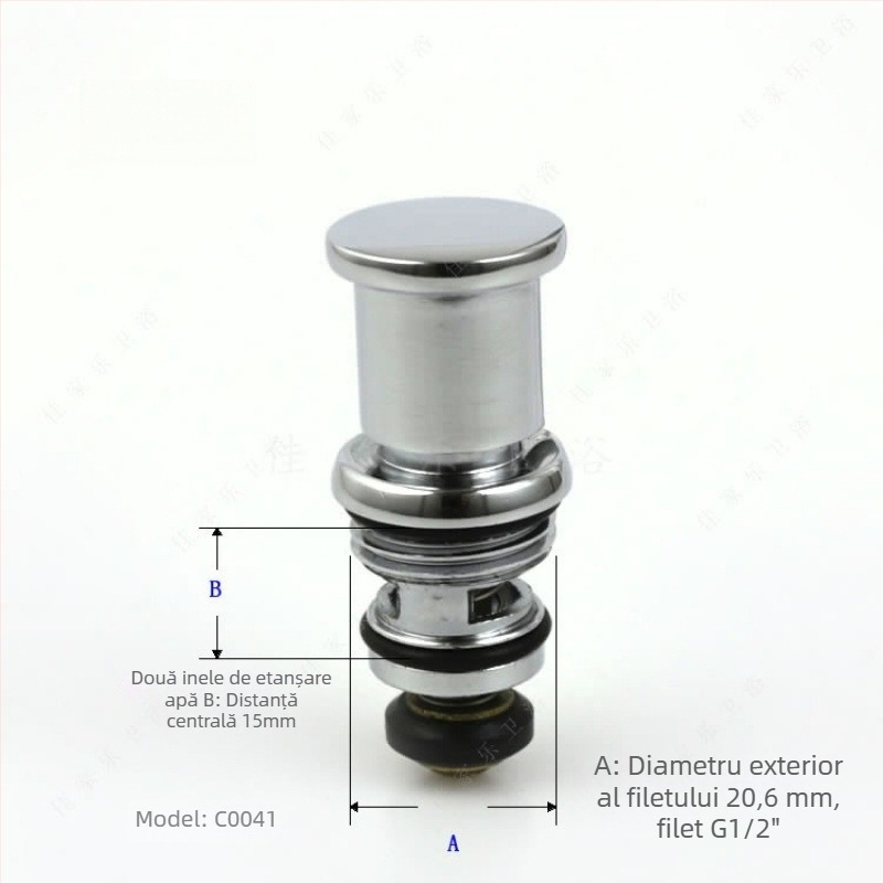 Corpul diverterului pentru cadă cu nucleu de ventil — cap de duș montat la suprafață; CE certificat; Material: Alt; Fără serviciu de instalare