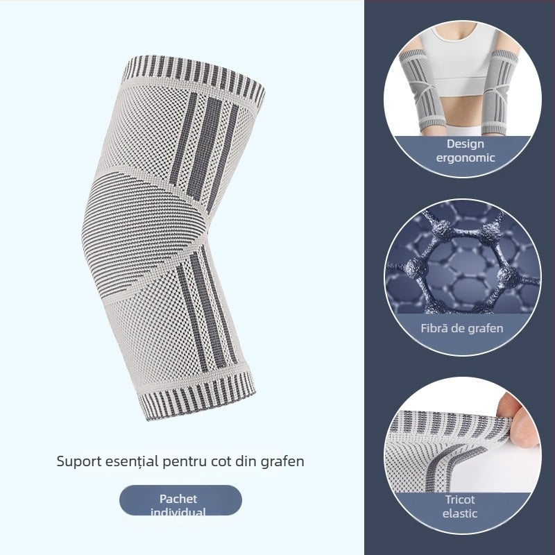 Protecție pentru cot cu fibră de grafen pentru protecție universală la badminton