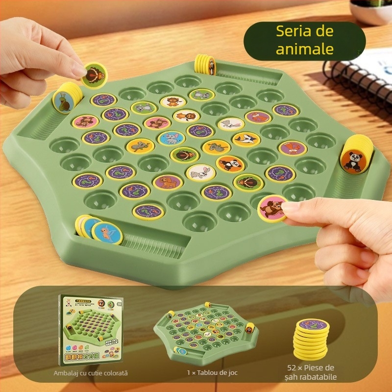 Joc de masă educațional de memorie și potrivire pentru familie — din plastic, brand SIBEISI, pentru copii 4-14 ani, ambalaj cutie colorată