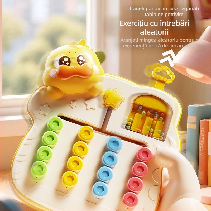 Joc educațional-puzzle pentru copii cu recunoaștere de culoare și gândire logică (Material: plastic; Vârsta: 4–6 ani; Ambalare: pungă; 3C: 2024152202054298)