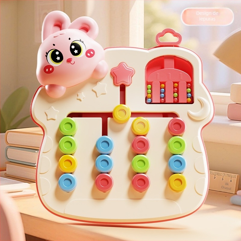 Joc educațional-puzzle pentru copii cu recunoaștere de culoare și gândire logică (Material: plastic; Vârsta: 4–6 ani; Ambalare: pungă; 3C: 2024152202054298)