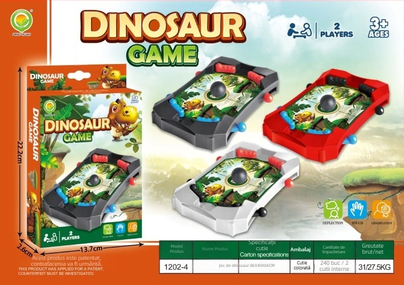 Joc de masă multi-joc pentru doi: fotbal, hochei pe gheață și pinball; material plastic; marcă Weizhikang; pentru copii 4–14 ani; dezvoltă coordonarea mână-ochi