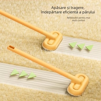 Perie pentru îndepărtarea părului de pisică, pentru canapele, paturi și covoare | Material: PP, fibre de poliester | Fără import | Nu este cadou