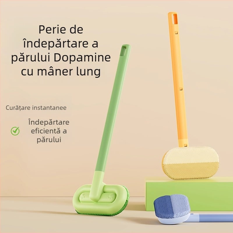Perie pentru îndepărtarea părului de pisică, pentru canapele, paturi și covoare | Material: PP, fibre de poliester | Fără import | Nu este cadou
