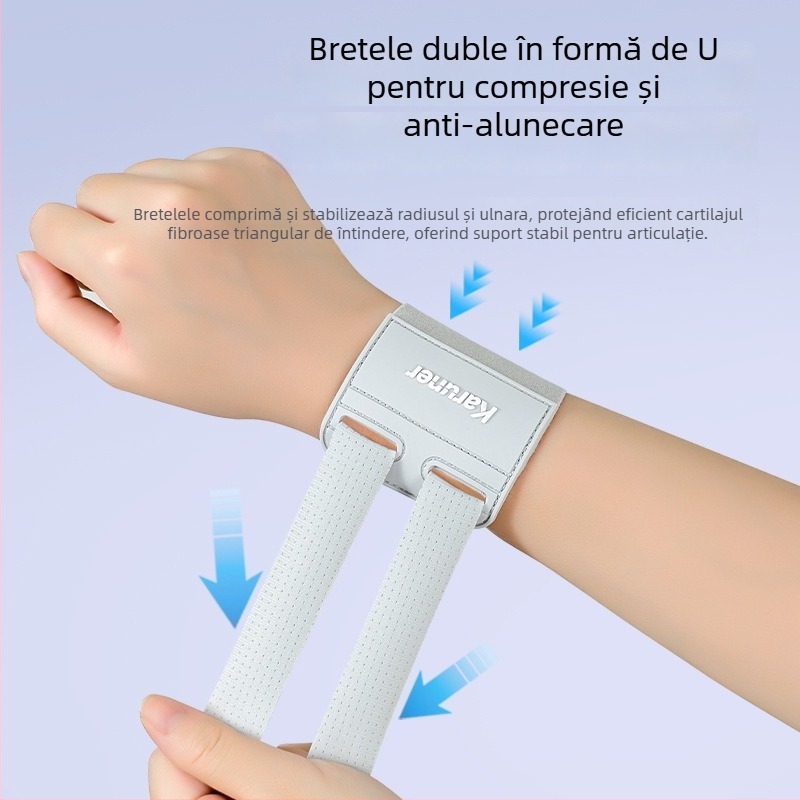 Karonel bandaj pentru încheietură din Spandex, TFCC, protecție și susținere pentru alergare, fitness, ciclism și drumeții