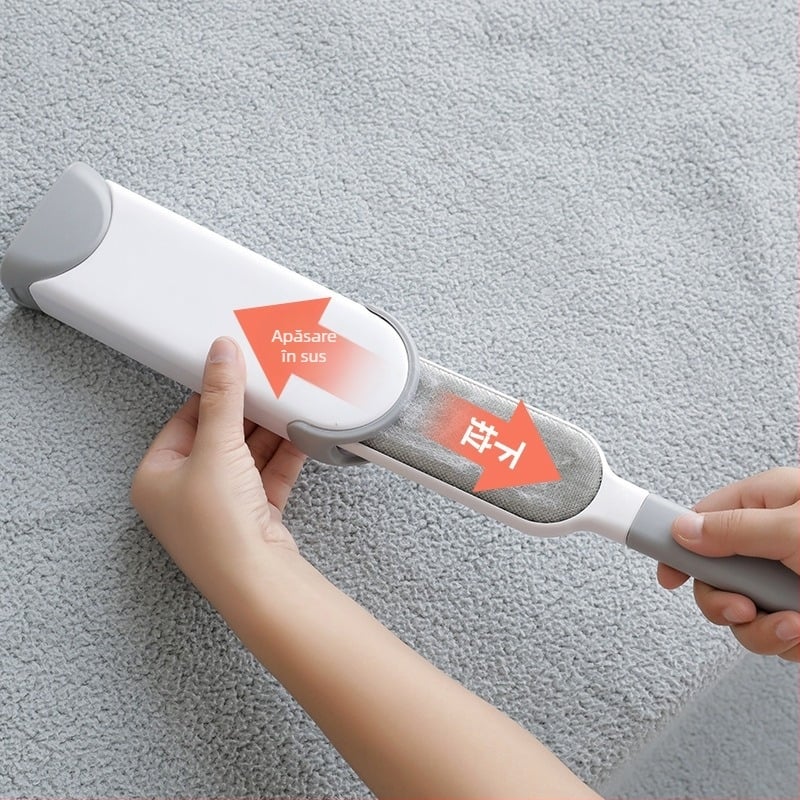 Îndepărtător de scame pentru haine, construcție din plastic, design modern minimalist, lansat în 2023