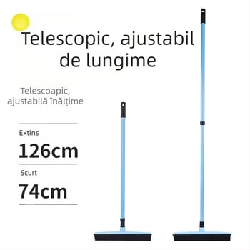 Mătură pentru păr de animale, pentru covoare și podele – fără atingere, perie din cauciuc pentru podele, curățare păr de câine, curățare ferestre