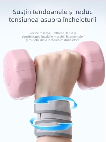 Sennray bandă pentru încheietura mâinii, țesătură din plasă respirabilă, absorbant de transpirație, protecție împotriva entorselor, potrivire universală pentru fitness și sport