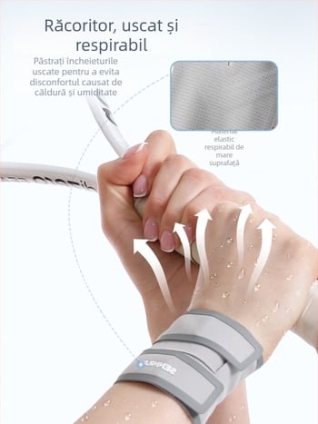 Sennray bandă pentru încheietura mâinii, țesătură din plasă respirabilă, absorbant de transpirație, protecție împotriva entorselor, potrivire universală pentru fitness și sport