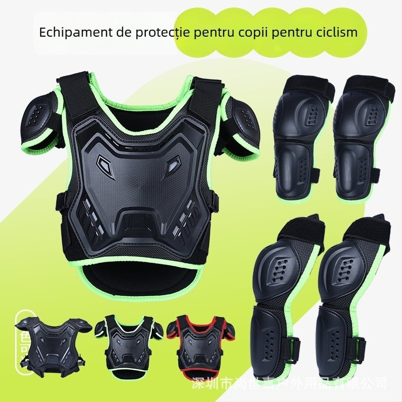 Echipament de protecție pentru bicicletă pentru copii, material EVA, protecție talie și umeri