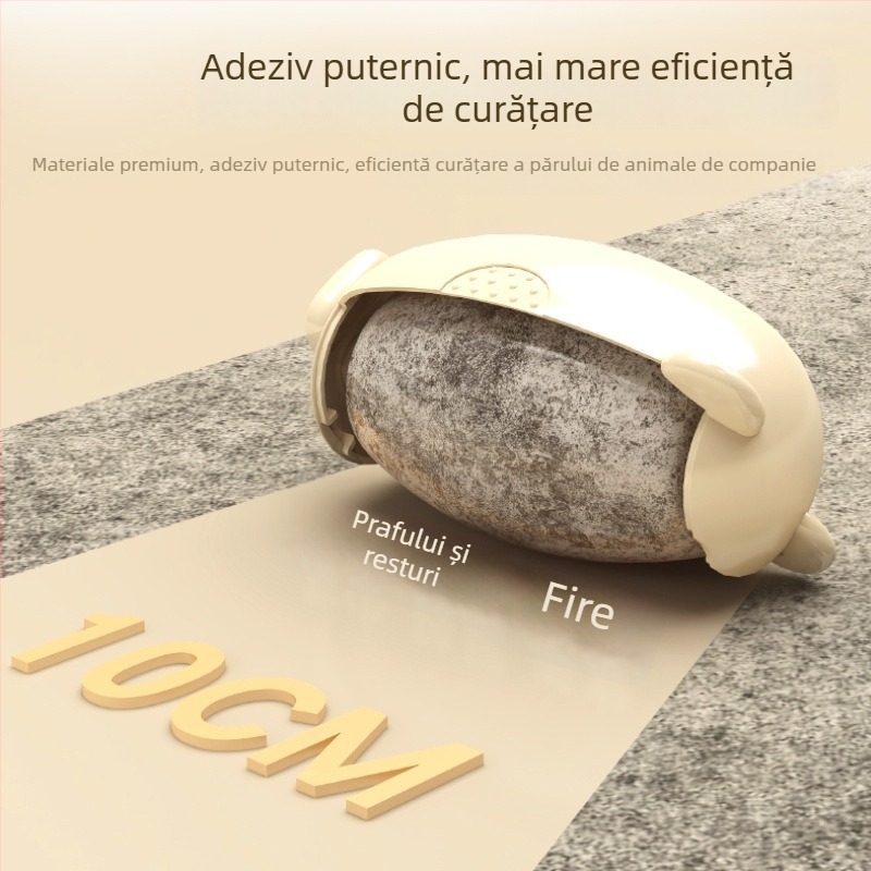 Rulou portabil pentru păr și scame pe haine - corp din plastic, brand Ye yu, design minimalist modern, cod produs nmq010