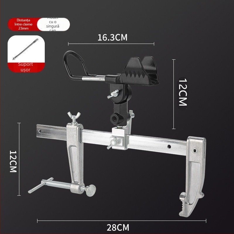 Suport pentru lansete din aliaj de aluminiu, fix, nerotativ, nepliabil