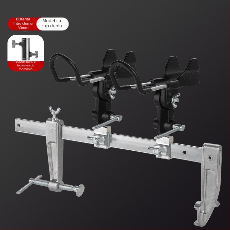 Suport pentru lansete din aliaj de aluminiu, fix, nerotativ, nepliabil