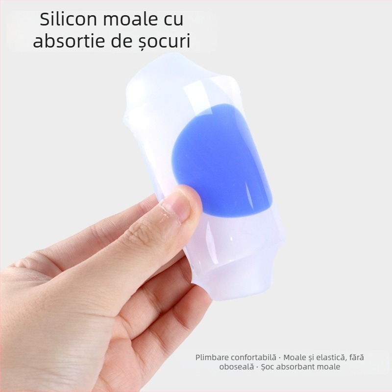 TX-S12 pernă de călcâi din silicon – înălțare a tălpii; potrivit pentru sneakers, pantofi din piele și botine, unisex
