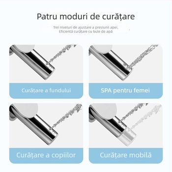 Capac de toaletă inteligent cu sterilizare, compatibil universal, funcționare automată, încălzire a șezutului, duză cu autocurățire, uscare cu aer cald, reglare temperatură apei, reglare presiune apei, model 510-08B