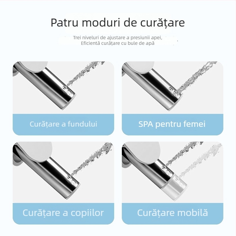 Capac de toaletă inteligent cu sterilizare, compatibil universal, funcționare automată, încălzire a șezutului, duză cu autocurățire, uscare cu aer cald, reglare temperatură apei, reglare presiune apei, model 510-08B