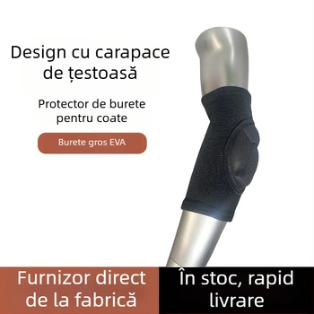 Protecții pentru coate pentru antrenament de dans, burete antiderapant, umplutură groasă, utilizare universală