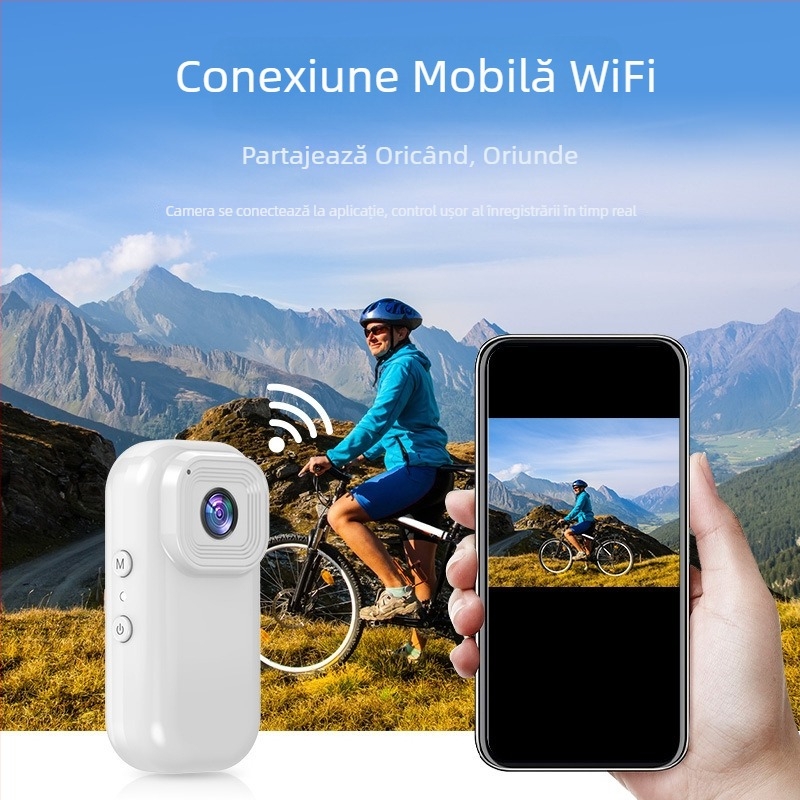 L11 mini cameră sport pentru exterior, montaj pe gulerul animalului, înregistrare 1080p, ecran LCD 0,96 inchi, stocare TF, autonomie până la 4 ore