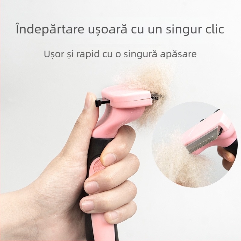 Amor Perie pentru îndepărtarea părului de la animale — din oțel inoxidabil, pentru câini și pisici