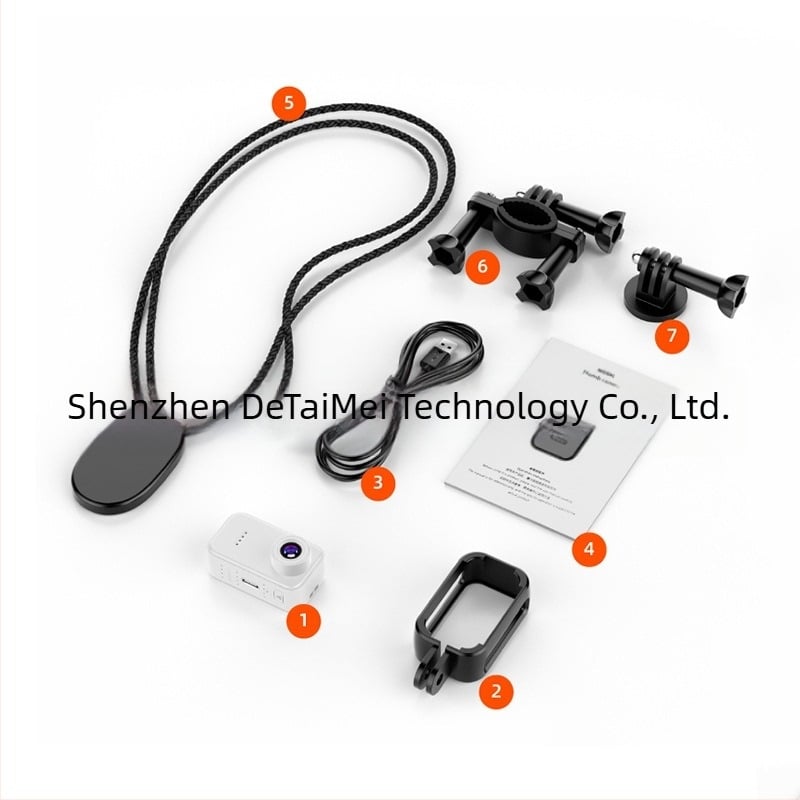 F2 Cameră deget pentru sport – Vedere din prima persoană, ecran de 1,47 inch, stocare TF Card, Carcasă ABS, Autonomie baterie până la 1 oră