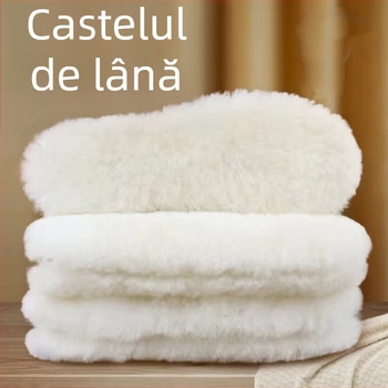 Talpă interioară din lână – unisex, Material: lână, Funcție: încălzire, Pentru încălțăminte
