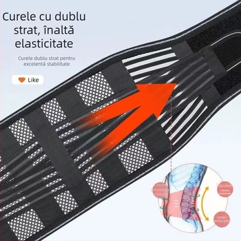 Protector de talie din fibră de poliester, unisex, pentru alpinism, alergare și fitness.