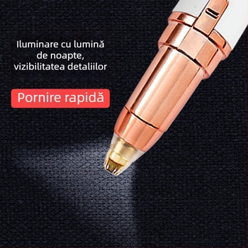 Trimmer electric pentru sprâncene – corp ABS, alimentare USB, lavabil, modelare sprânetelor