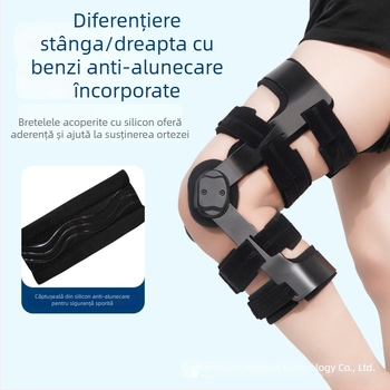 Orteza de genunchi pentru corecție și imobilizare, suport pentru reabilitare și sport