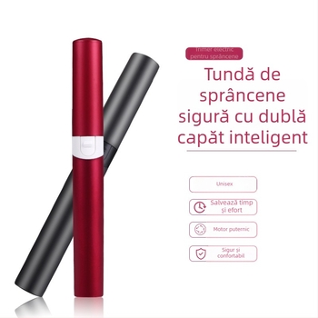 Trimmer electric pentru sprânene — set automat de tuns sprânene pentru începători