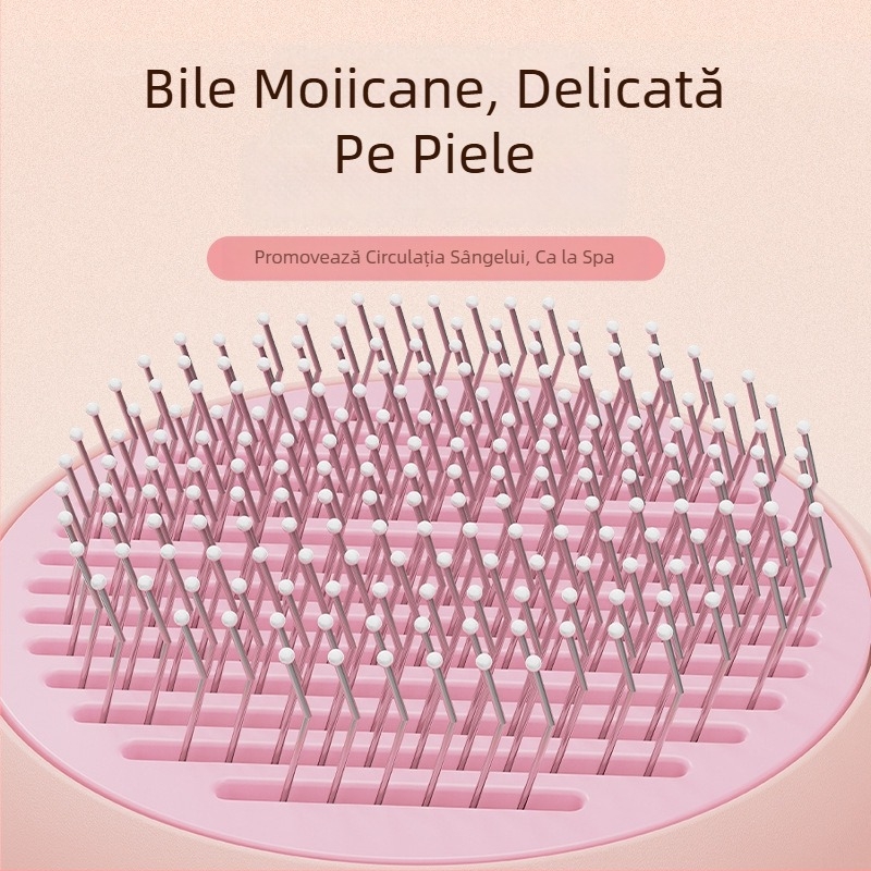 Pieptene de îngrijire a părului pentru animale cu pulverizator – Pieptene cu ace pentru câini și pisici, instrument pentru îndepărtarea părului și netezire, materiale: PP/TPR/ABS/otel inoxidabil