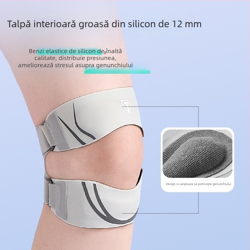 Bandă pentru patelă la genunchi – protecție sport, suport profesional pentru articulația genunchiului la alergare și sărituri cu coarda