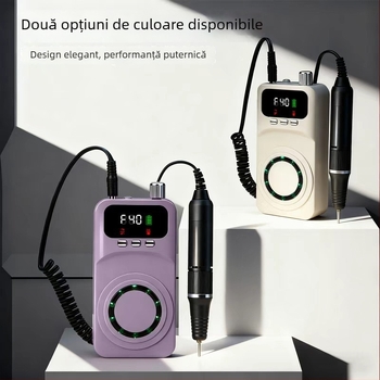 Pila de unghii electrică pentru salon – încărcabilă, mică, automată, all-in-one remover și instrument pentru piele moartă, model MJQ-107, Origine Zhejiang, Brand privat autorizat, Brand autohton