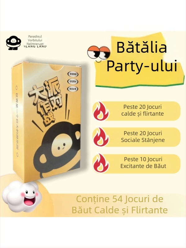 Bătălia Petrecerii 2.0: Joc de cărți pentru băut, pentru grupuri și cupluri (14+; Joc de cărți/Party; Multiplayer; Pentru grupuri)