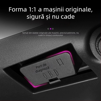 Acoperire protector OBD din silicon pentru SU7/YU7, protecție împotriva prafului pentru portul de diagnoză auto, accesoriu interior pentru consola centrală, montaj adeziv, Origine Guangzhou