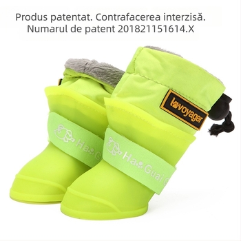 LOVOAGER Pantofi pentru câini din silicon – impermeabili, antiderapante, durabili, stil de relaxare