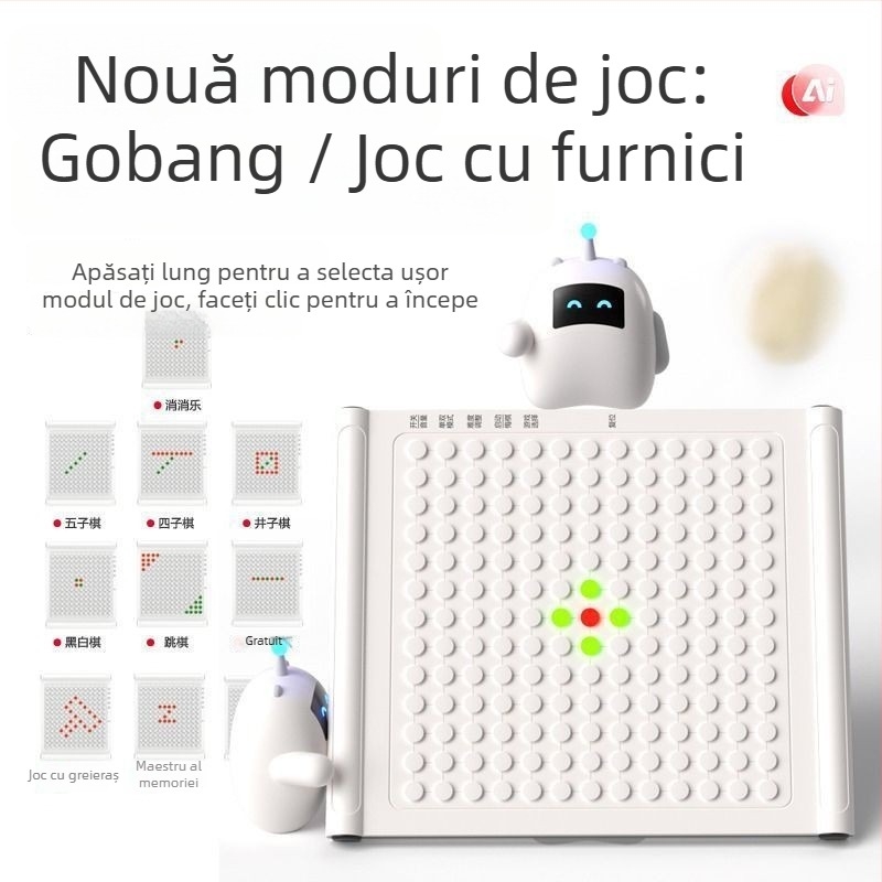 Tablă electronică Go – joc educațional pentru doi jucători, din plastic, brand OTHES, stimulează gândirea logică