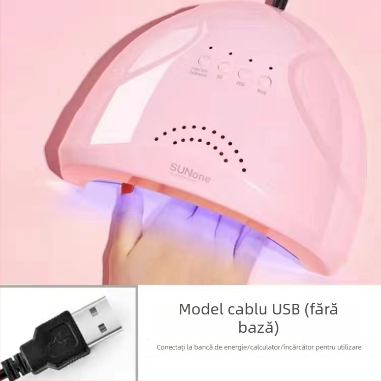 Lampă LED pentru manichiură cu terapie, 48W, model SunOne, marcă Phanpes, origine Shenzhen