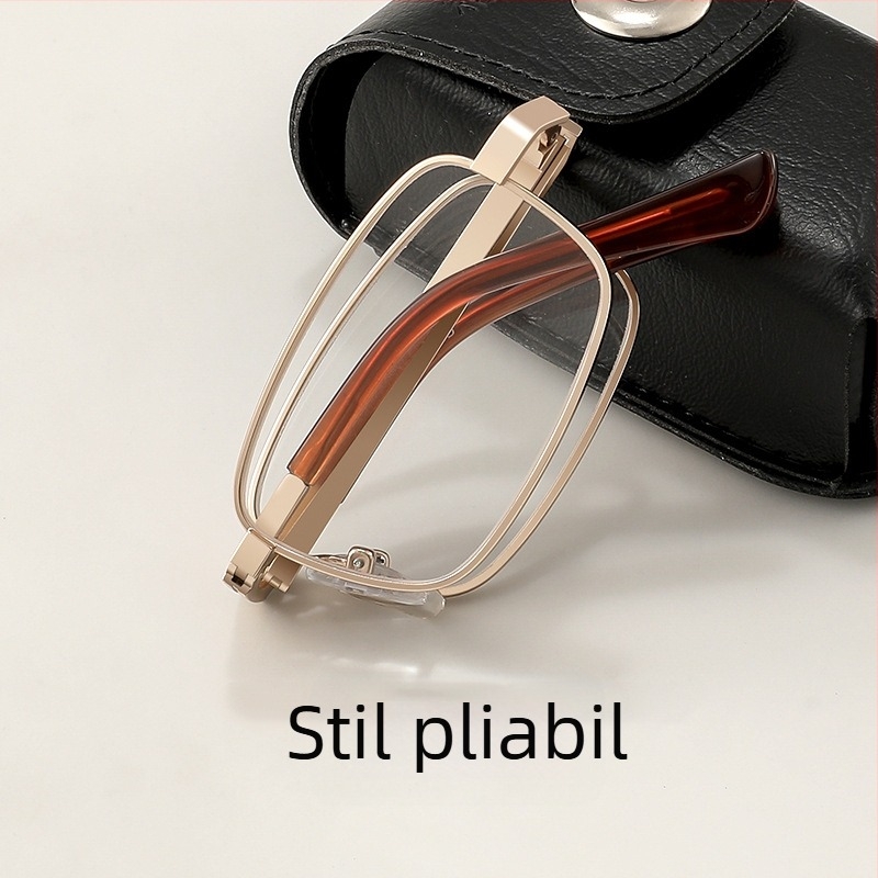 Cristal real din Marea de Est — ochelari de lectură de înaltă calitate, lentile din cristal, ultra-ușori pentru vârstnici, protecție a ochilor și lentile rezistente la zgârieturi