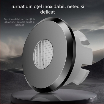 Capac decorativ pentru orificiul de preaplin al chiuvetei din oțel inox, montaj încorporat, stil lux ușor, electroplating, de la Chaochen kitchen and bathroom