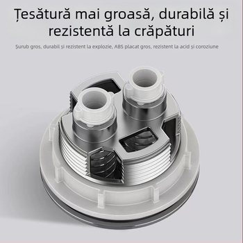 Buton pentru rezervorul de toaletă | Material: Plastic | Stil: Modern minimalist | Prelucrare mecanică